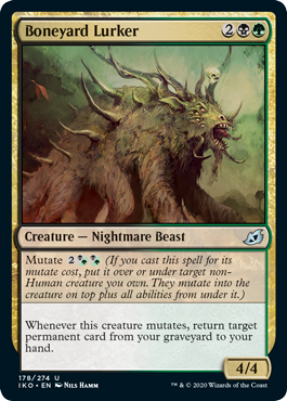 Boneyard Lurker (Ikoria: Lair of Behemoths) Light Play Foil