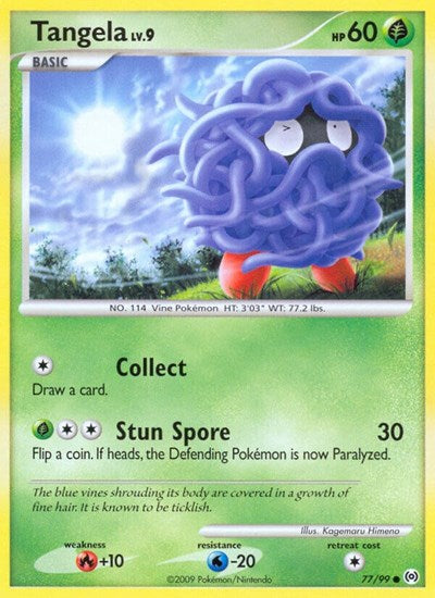Tangela (77) (Arceus) Damaged / Poor