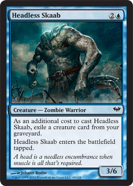 Headless Skaab (Dark Ascension) Light Play Foil