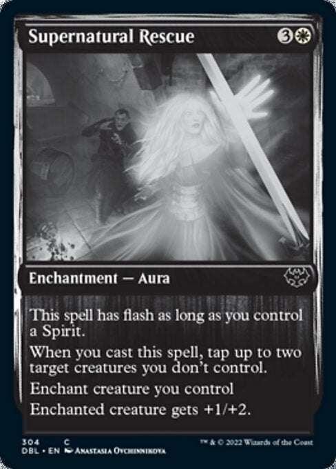 Supernatural Rescue (Innistrad: Double Feature) Light Play Foil