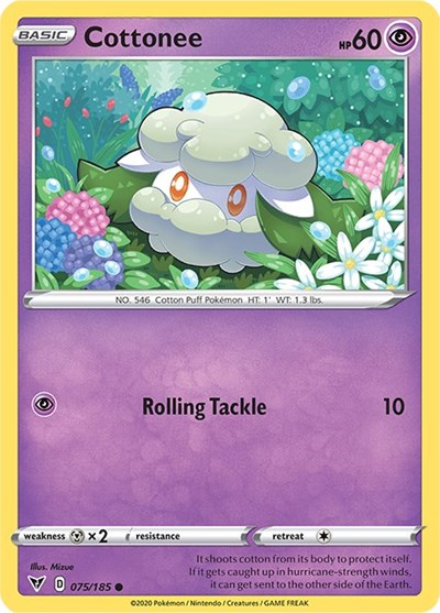Cottonee (SWSH04: Vivid Voltage) Light Play