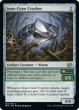 Iron-Craw Crusher (The Brothers' War) Light Play Foil