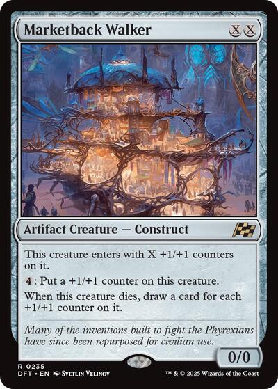 Marketback Walker (Aetherdrift) Light Play Foil