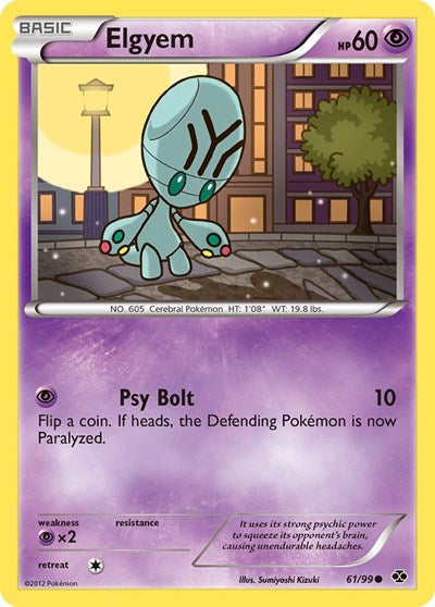 Elgyem (Next Destinies) Light Play Reverse Holofoil