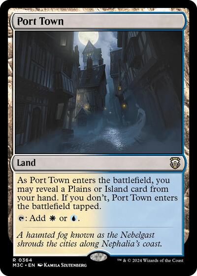 Port Town (Commander: Modern Horizons 3) Light Play