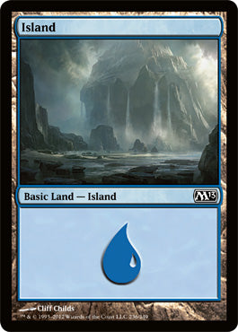 Island (236) (Magic 2013 Core Set) Light Play