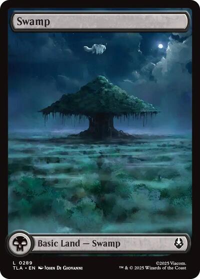 Swamp (0289) (Avatar: The Last Airbender) Light Play Foil