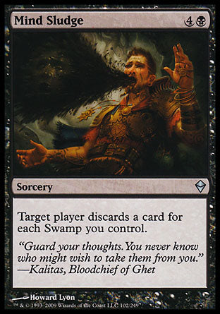 Mind Sludge (Zendikar) Medium Play