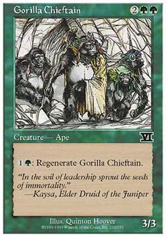 Gorilla Chieftain (Classic 6th Edition) Medium Play