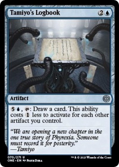 Tamiyo's Logbook (Phyrexia: All Will Be One) Light Play Foil