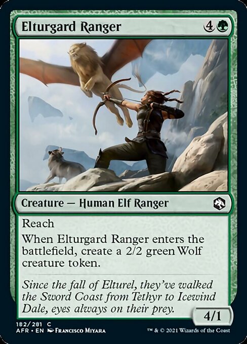 Elturgard Ranger (Adventures in the Forgotten Realms) Light Play