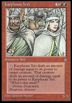 Karplusan Yeti (Ice Age) Light Play