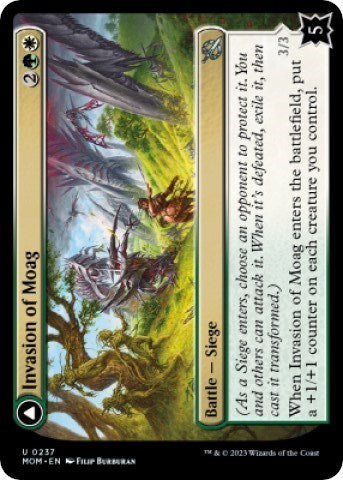 Invasion of Moag (March of the Machine) Light Play Foil