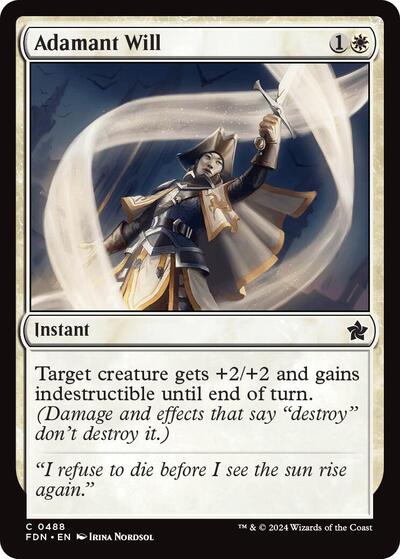 Adamant Will (Foundations) Light Play