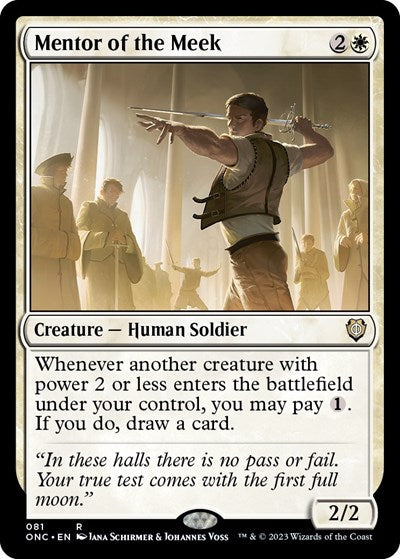 Mentor of the Meek (Commander: Phyrexia: All Will Be One) Light Play