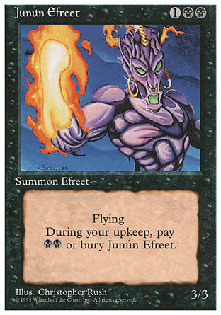 Junun Efreet (4th Edition) Light Play