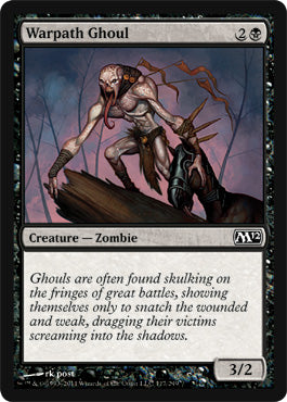Warpath Ghoul (Magic 2012 Core Set) Light Play
