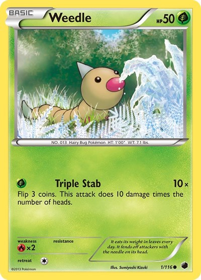 Weedle (Plasma Freeze) Medium Play