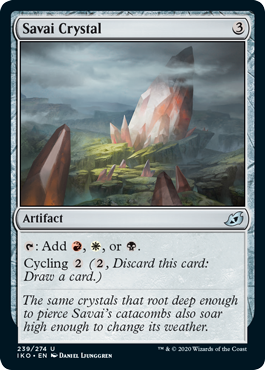 Savai Crystal (Ikoria: Lair of Behemoths) Light Play Foil