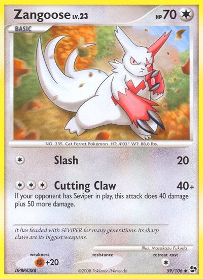 Zangoose (Great Encounters) Heavy Play