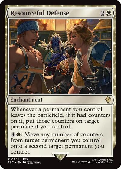 Resourceful Defense (Commander: FINAL FANTASY) Light Play