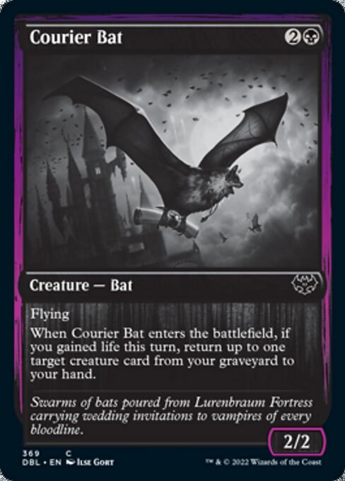 Courier Bat (Innistrad: Double Feature) Light Play