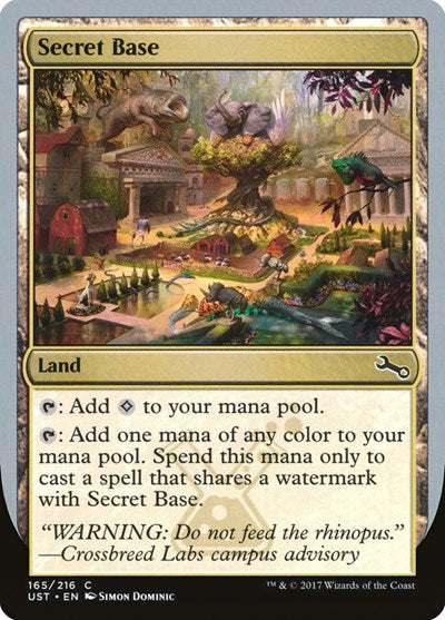 Secret Base (E) (Unstable) Light Play