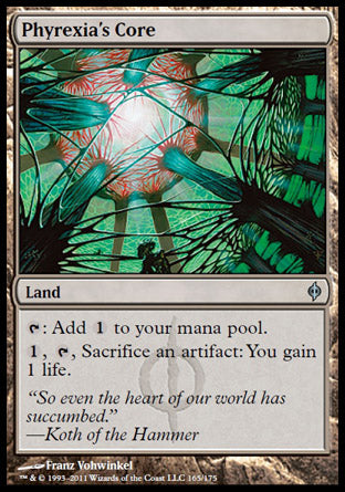 Phyrexia's Core (New Phyrexia) Light Play