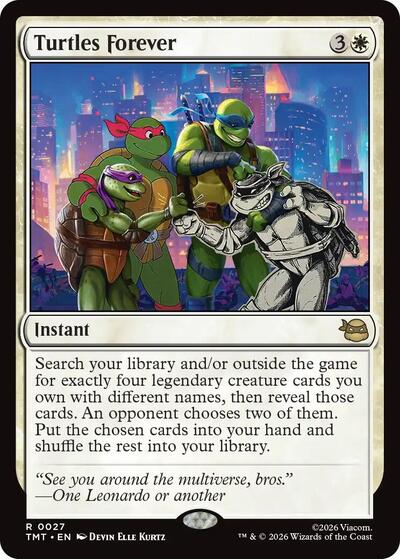 Turtles Forever (Teenage Mutant Ninja Turtles) Light Play