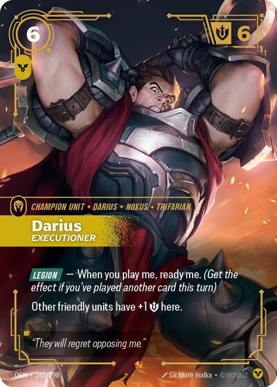 Darius Executioner (Origins) Light Play Foil