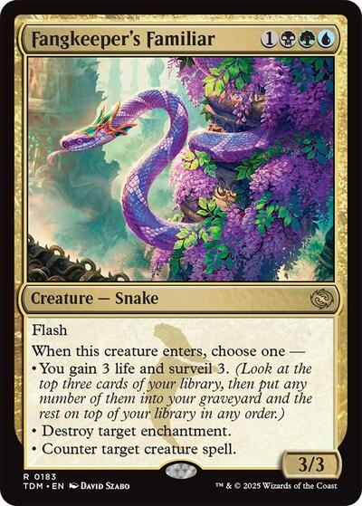Fangkeeper's Familiar (Tarkir: Dragonstorm) Light Play
