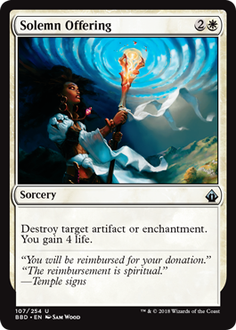 Solemn Offering (Battlebond) Light Play