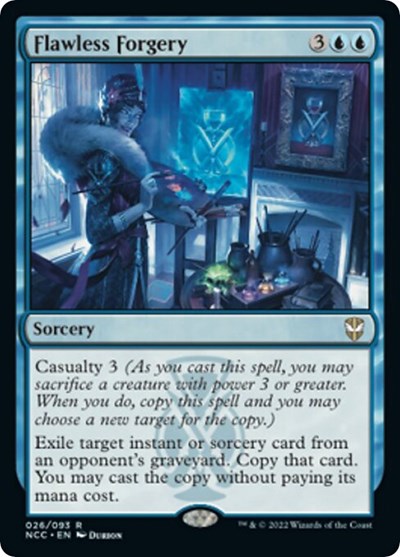 Flawless Forgery (Commander: Streets of New Capenna) Light Play