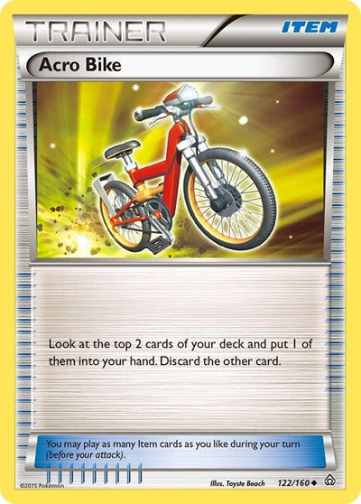Acro Bike (XY - Primal Clash) Heavy Play Reverse Holofoil