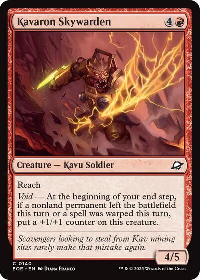 Kavaron Skywarden (Edge of Eternities) Light Play Foil