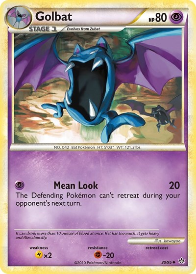 Golbat (Unleashed) Medium Play