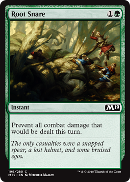Root Snare (Magic 2019 Core Set) Light Play