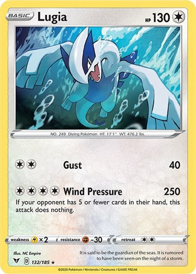 Lugia (SWSH04: Vivid Voltage) Light Play Holofoil
