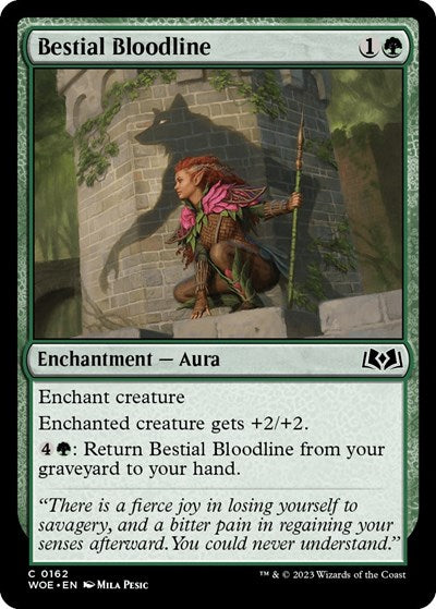 Bestial Bloodline (Wilds of Eldraine) Light Play
