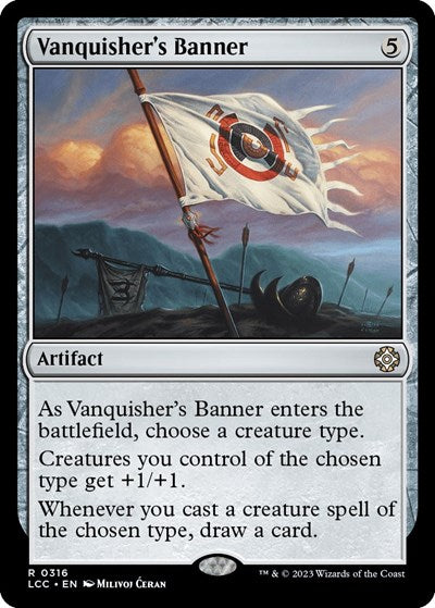 Vanquisher's Banner (Commander: The Lost Caverns of Ixalan) Light Play