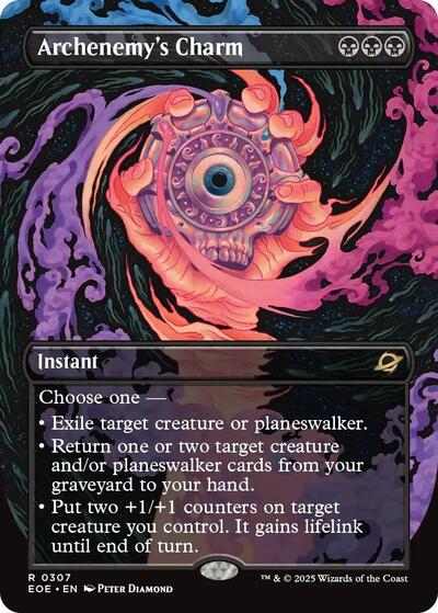 Archenemy's Charm (Borderless) (Edge of Eternities) Light Play