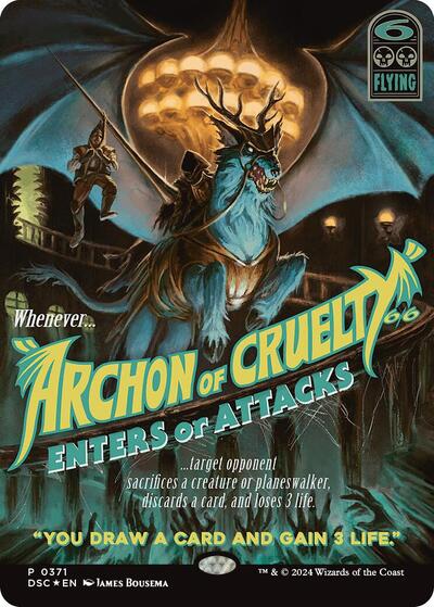 Archon of Cruelty (Showcase) (Commander: Duskmourn: House of Horror) Near Mint Foil