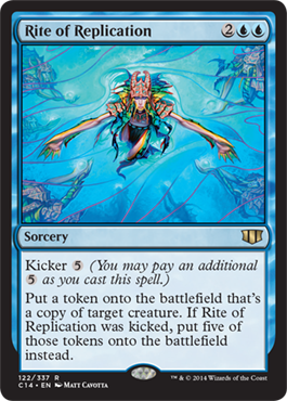 Rite of Replication (Commander 2014 Edition) Light Play