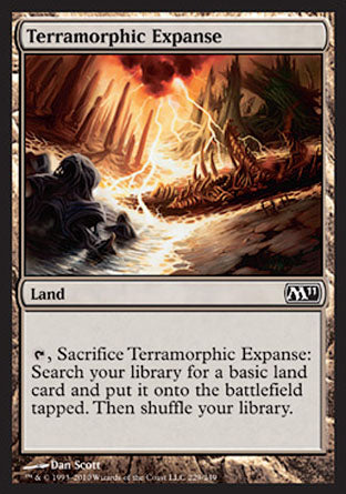 Terramorphic Expanse (Magic 2011 Core Set) Light Play