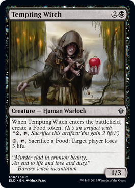 Tempting Witch (Throne of Eldraine) Light Play