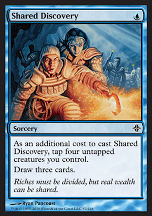 Shared Discovery (Rise of the Eldrazi) Light Play