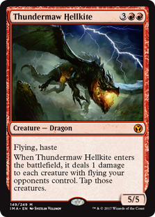 Thundermaw Hellkite (Iconic Masters) Light Play