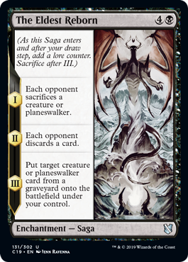 The Eldest Reborn (Commander 2019) Light Play