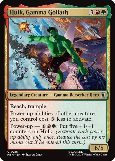 Hulk, Gamma Goliath (Marvel Super Heroes) Light Play