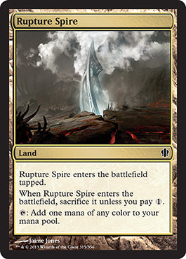 Rupture Spire (Commander 2013 Edition) Light Play